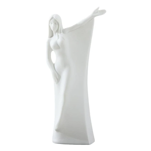 Sophisticated Maxbell Ceramics Table Vase Flower Pot Flower Arrangements for Wedding Bedroom Right 10.6cmx24cm Detailed
