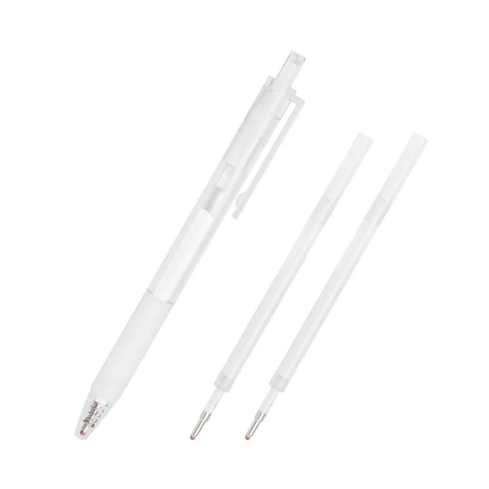 World-Class HOTWE Eyebrow Microblading Mapping Pen Makeup Position Mapping Marker 2 Marking Pens with 6 Refills White Selected