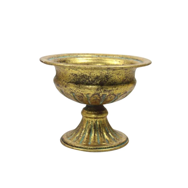 Sustainable Maxbell Vintage Metal Flower Vase for Wedding Centerpiece for Party Anniversary Gold Specialty