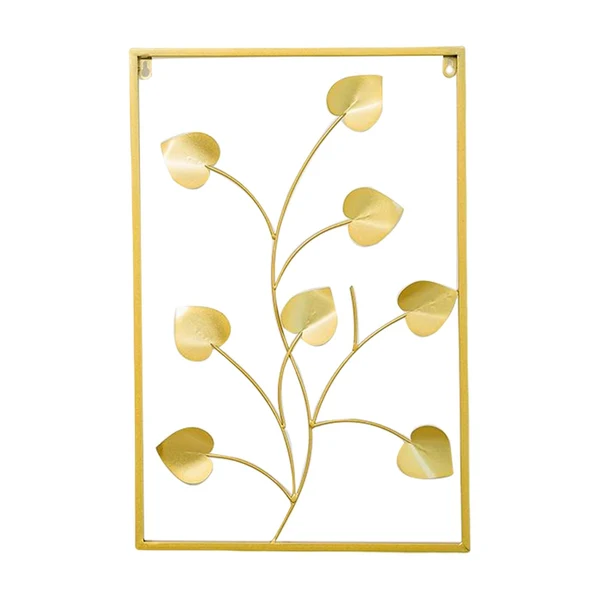 Smooth Maxbell Modern Wall Decor Iron Hanging for Restaurant Office 8 Leaves Powerful