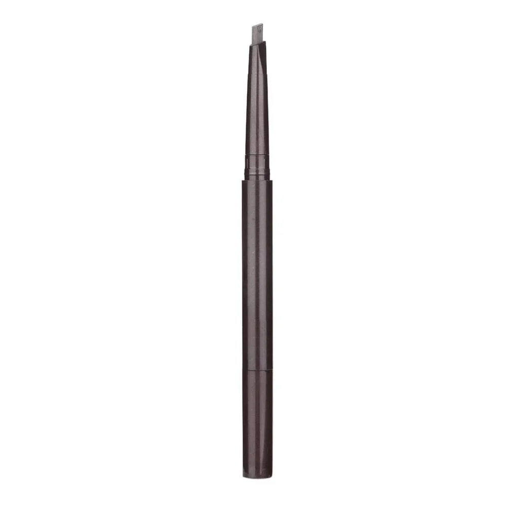 Crafted Grey Eyebrow Pen with Brush Gray Automatic Double-Ended Eyebrow Make-Up Pencil Angled Tip and Spoolie Brush 4 gray Safe