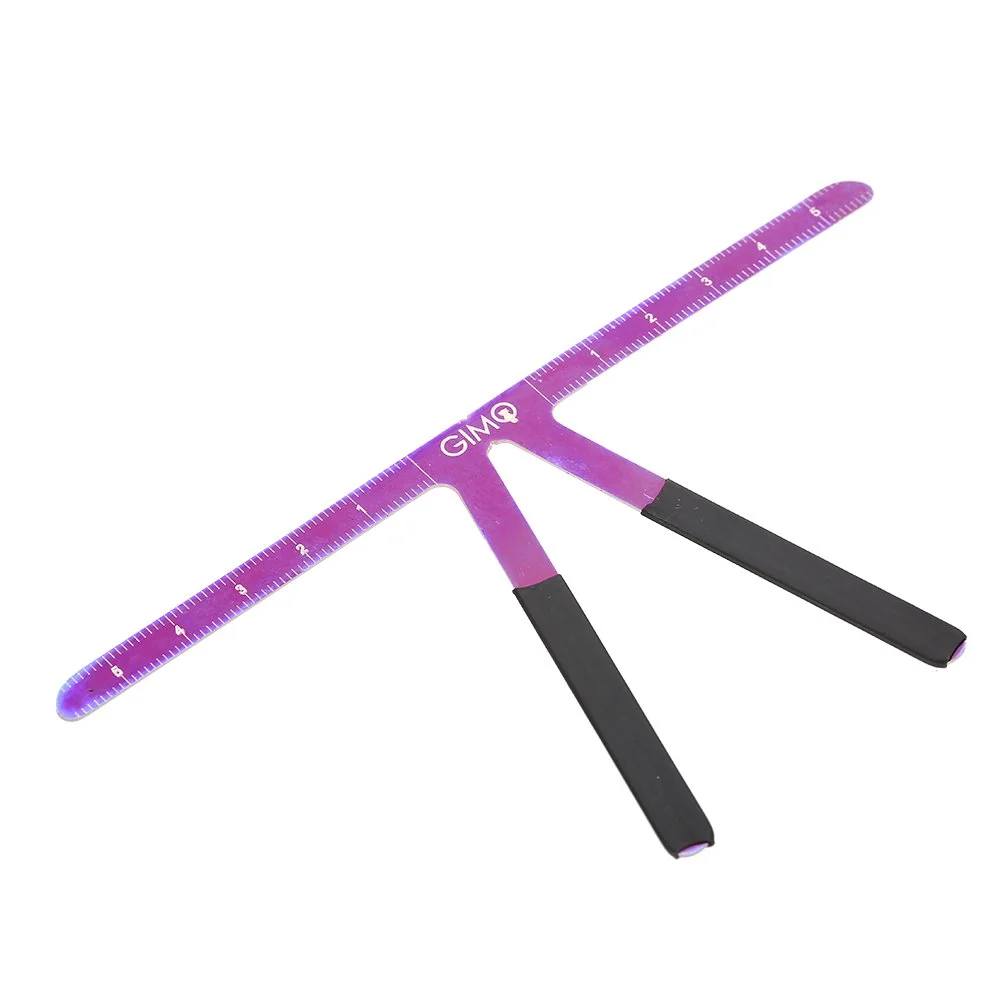 Prestigious Sonew Eyebrow Ruler Makeup Symmetrical Caliper Three-Point Positioning Grooming Shaper Reusable Measure Tool Dependable