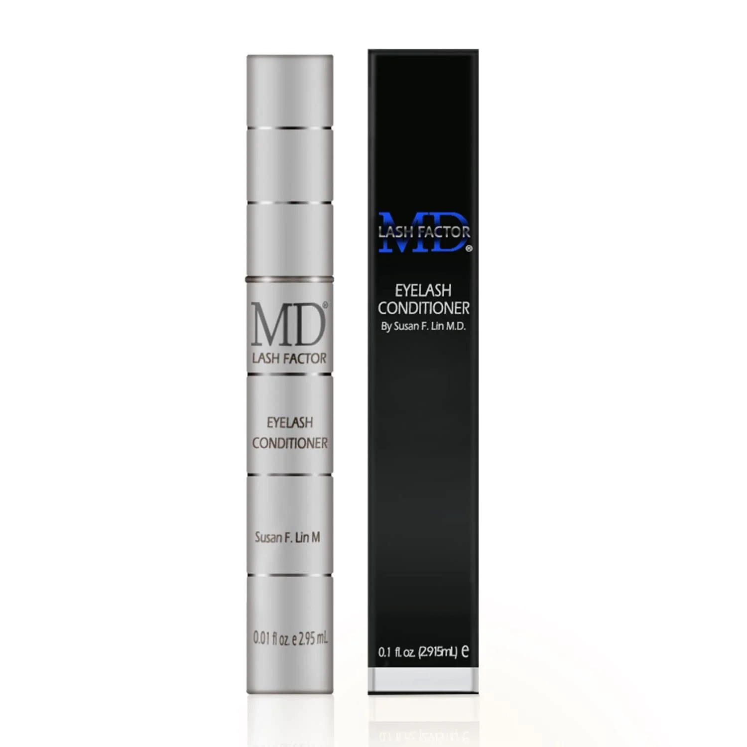 Selected MD Lash Factor Eyelash Conditioner - 0.1 fl oz 3-Month Supply - Daily Lash Serum with Peptides and Biotin for Thicker Lashes Functional