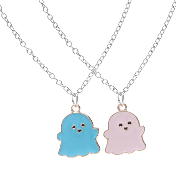 Elegant Maxbell 2Pcs Couple Pendant Necklaces Creative Decorate for Party Valentine'S Day Stylish