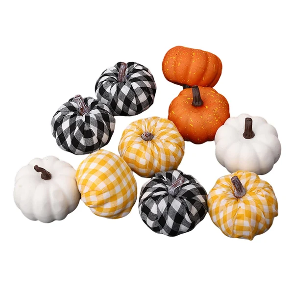 Trusted Maxbell 10Pcs Simulation Pumpkin Decoration Foam for Halloween Kitchen Fireplace User-Friendly