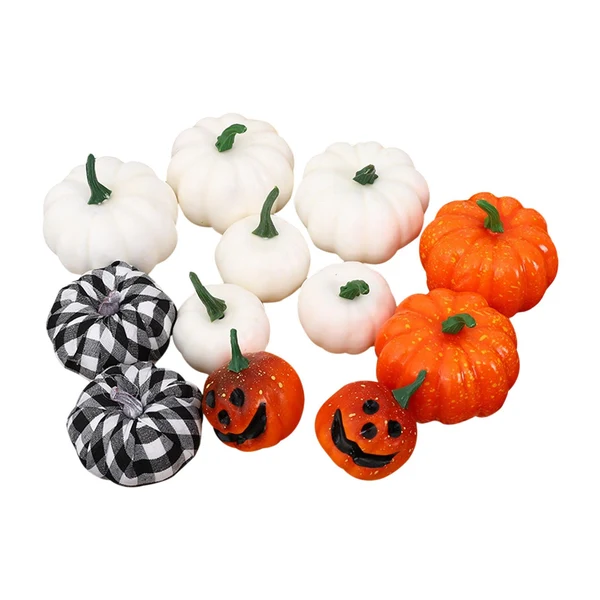 Trendy Maxbell 12x Foam Pumpkin Simulation Prop Fake Lifelike Props for Outdoor Fireplace Clean