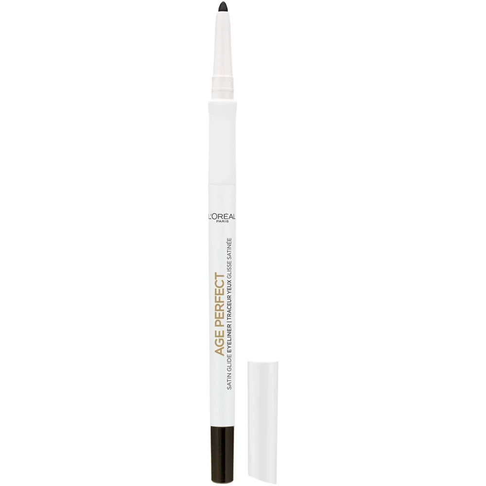 Outstanding L Oréal Paris Age Satin Glide Eyeliner with Mineral Pigments Black Efficient