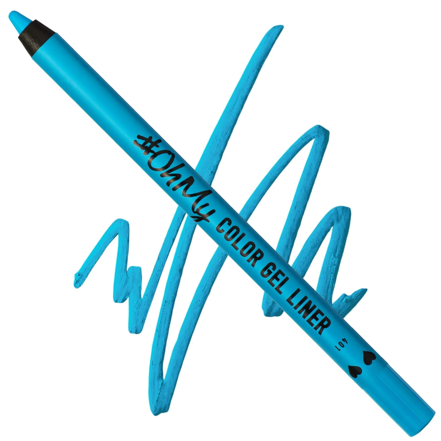 Effective Lamel OhMy Color Gel Eyeliner Pencil - Long Lasting Waterproof Eyeliner - Vibrant Colored Highly-Pigmented - Blue Official