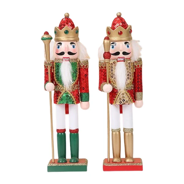 Trendy Maxbell Handmade Nutcracker Figures Nutcracker Ornament for Shelf Cabinet Decoration World-Class