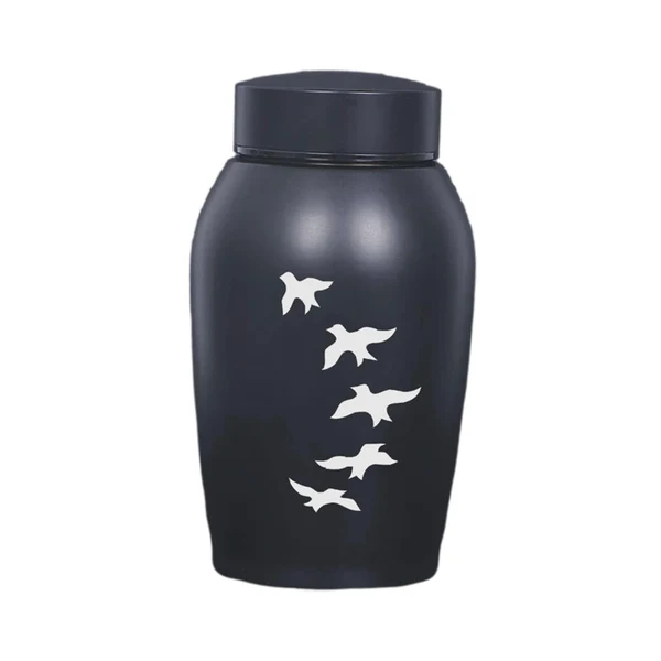 Organic Maxbell Cremation Memorial Urn Stainless Steel Retain Memories Storage Pet Ashes Urn A Lightweight