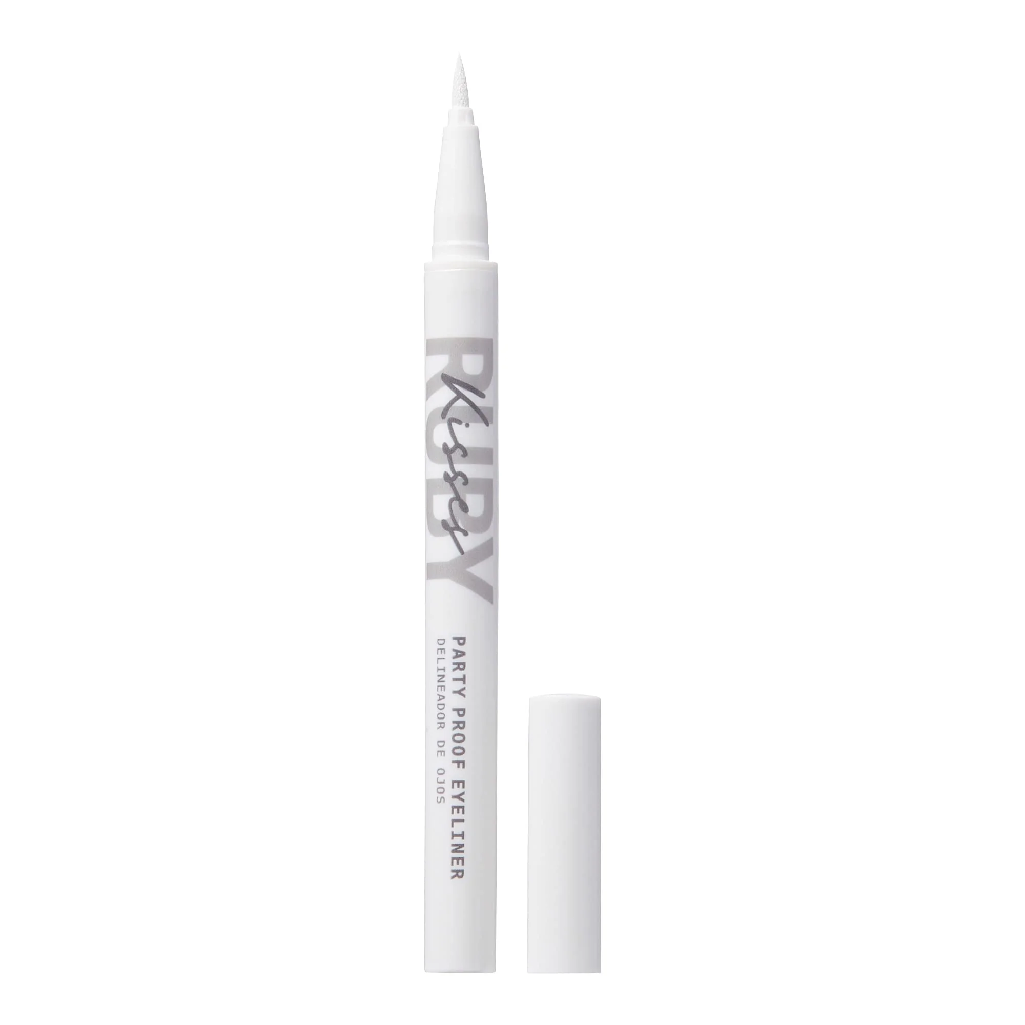 Long-Lasting Ruby Kisses Party Proof Eyeliner Pastel Colors Premium Felt-tip Waterproof Long-lasting Eyeliner Snow White Organic