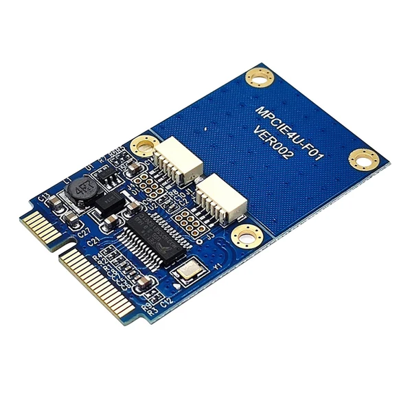 Powerful Maxbell Mini Pci-E to USB Adapter Card Conversion Extender Express no cables Carefully Designed