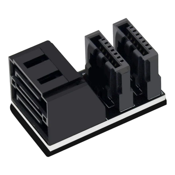 Safe Maxbell SATA Adapter Converter Angle 7Pin Male to Female for Motherboard Mainboard 90 degree Genuine
