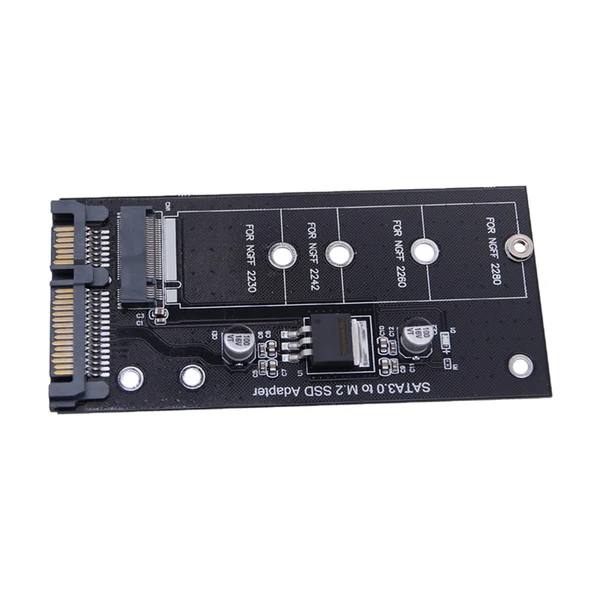 Expertly Made Maxbell M.2 B Key SSD to SATA 3.0 Adapter 6Gbps SSD to SATA 22Pin for Laptop Soft