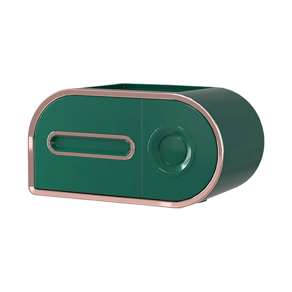 Pure Maxbell Tissue Box Napkin Paper Holder Case Organizer Tissue Dispenser for Bathroom Green ABS Exceptional