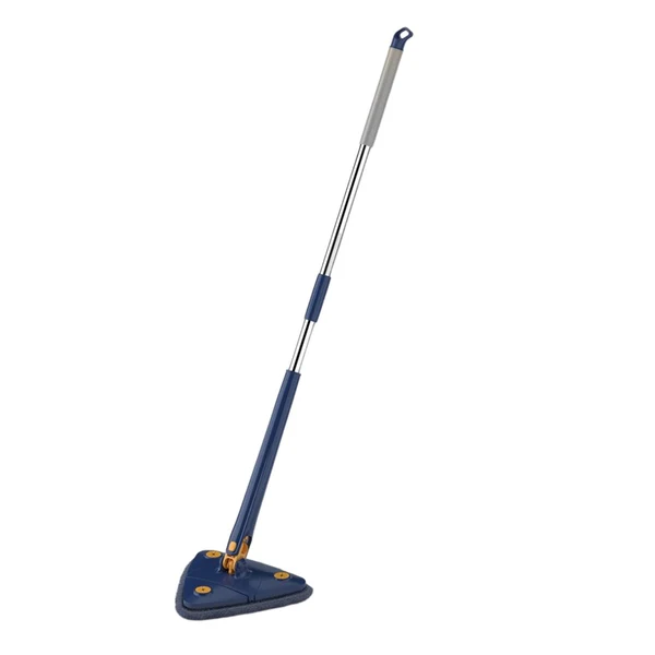 Unique Maxbell Telescopic Flat Cleaning Mop with Microfiber Pad Washable for Laminate Wood Blue Long-Lasting