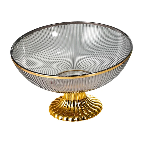 Top-Quality Maxbell Decorative Pedestal Bowl Dessert Display Stand Kitchen Countertop Home Gray Eco-Friendly