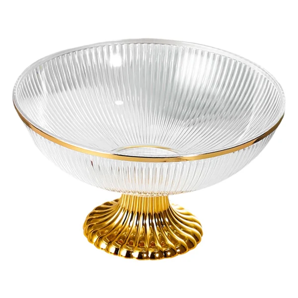 Optimized Maxbell Decorative Pedestal Bowl Dessert Display Stand Kitchen Countertop Home Clear Powerful