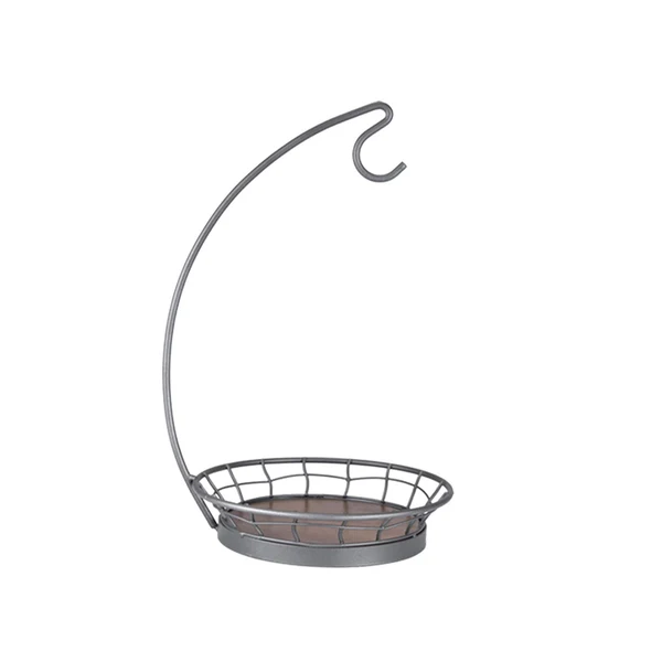 Fashionable Maxbell Iron Banana Holder Counter Top Stand with Fruit Bowl Egg Holder Fruit Stand Premium Material