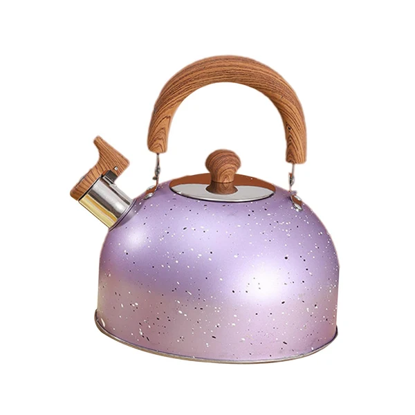 Elegant Maxbell 2L Whistling Kettle Cookware Anti Heat Handle Teapot for Induction Cookers Purple Verified