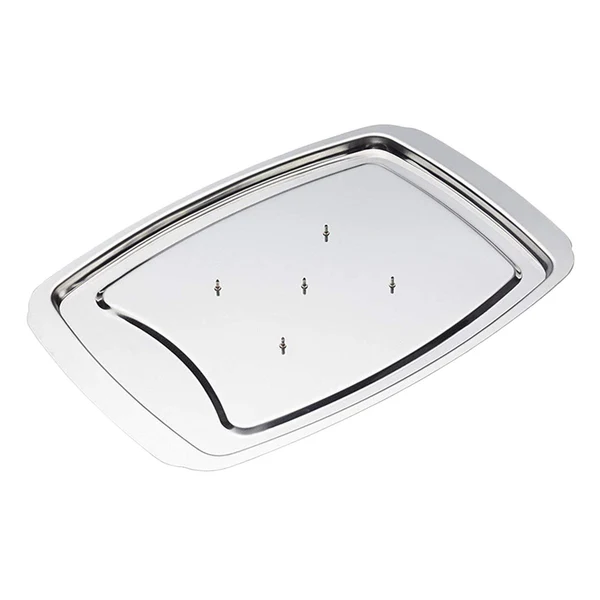 Green Maxbell Stainless Steel Bakeware Tray Roaster Chicken Oven Grill Pans for Picnic Fine Crafted
