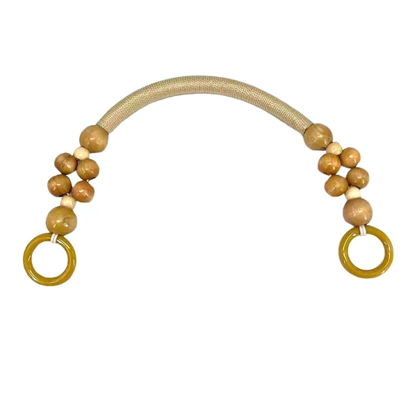 Top-Quality Maxbell Wooden Bead Bag Handle 48cm Bag Strap Purse Handles Strap DIY Wood Enhanced