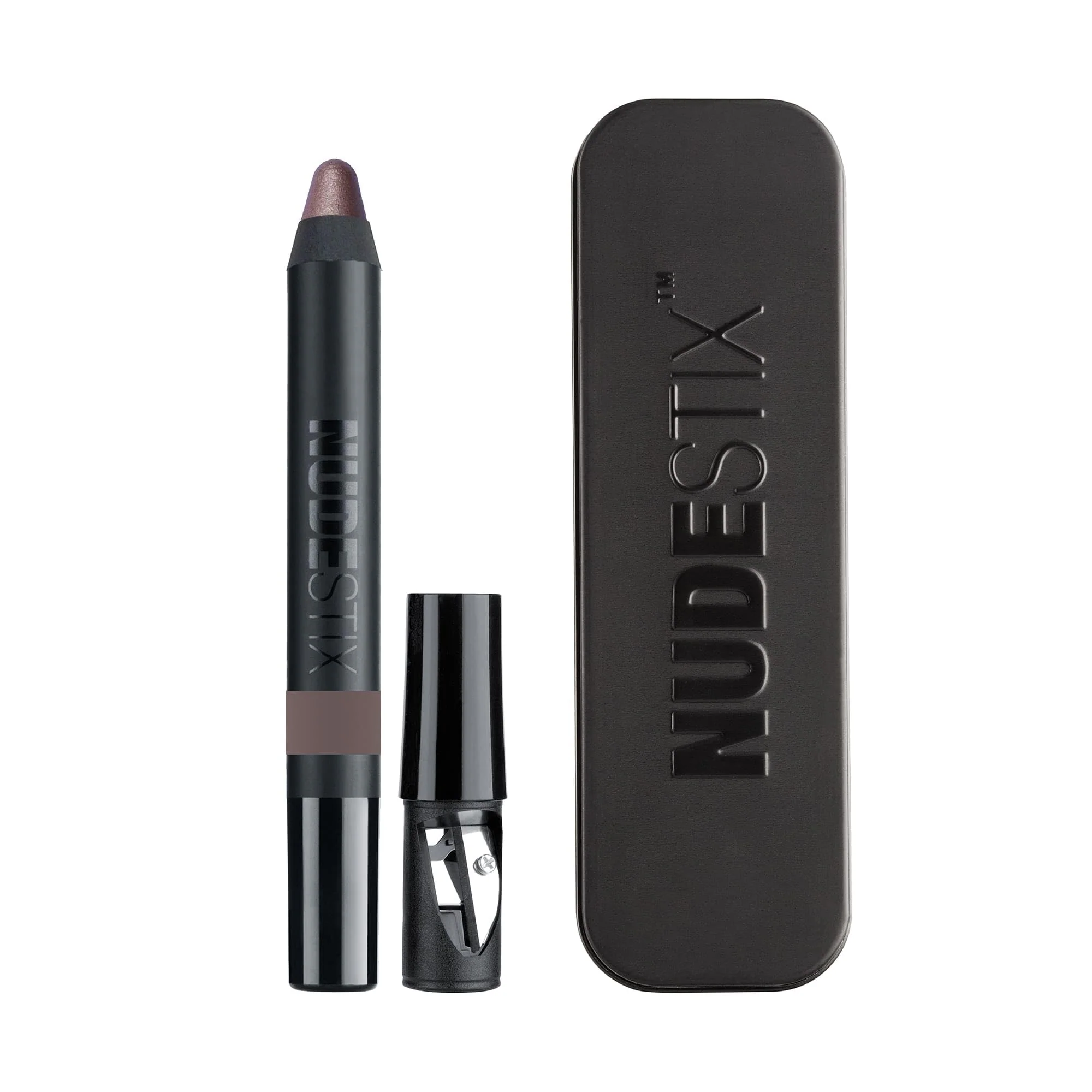 Trendy Nudestix Magnetic Luminous Eye Color - 4-in-1 Cream Eyeshadow Stick Eyeliner Primer Highlighter Long-Wear Waterproof Satin Finish Vegan… Luxury