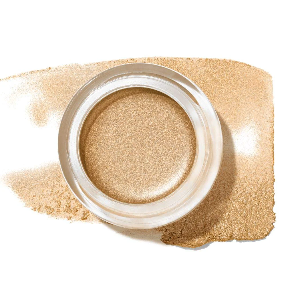 Fine REVLON Colorstay Creme Eye Shadow Longwear Blendable Matte or Shimmer Eye Makeup with Applicator Brush in Gold Honey 725 Pure