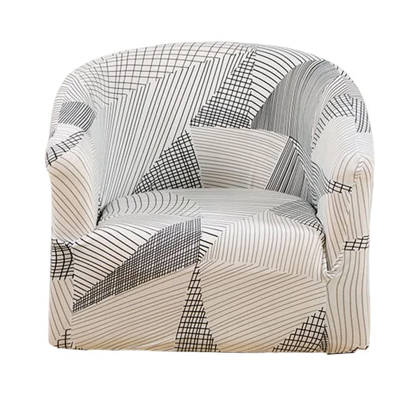 Authentic Maxbell Armchair Slipcover Chair Slipcover Chair Cover for Banquet Restaurant Decor Black and White Functional