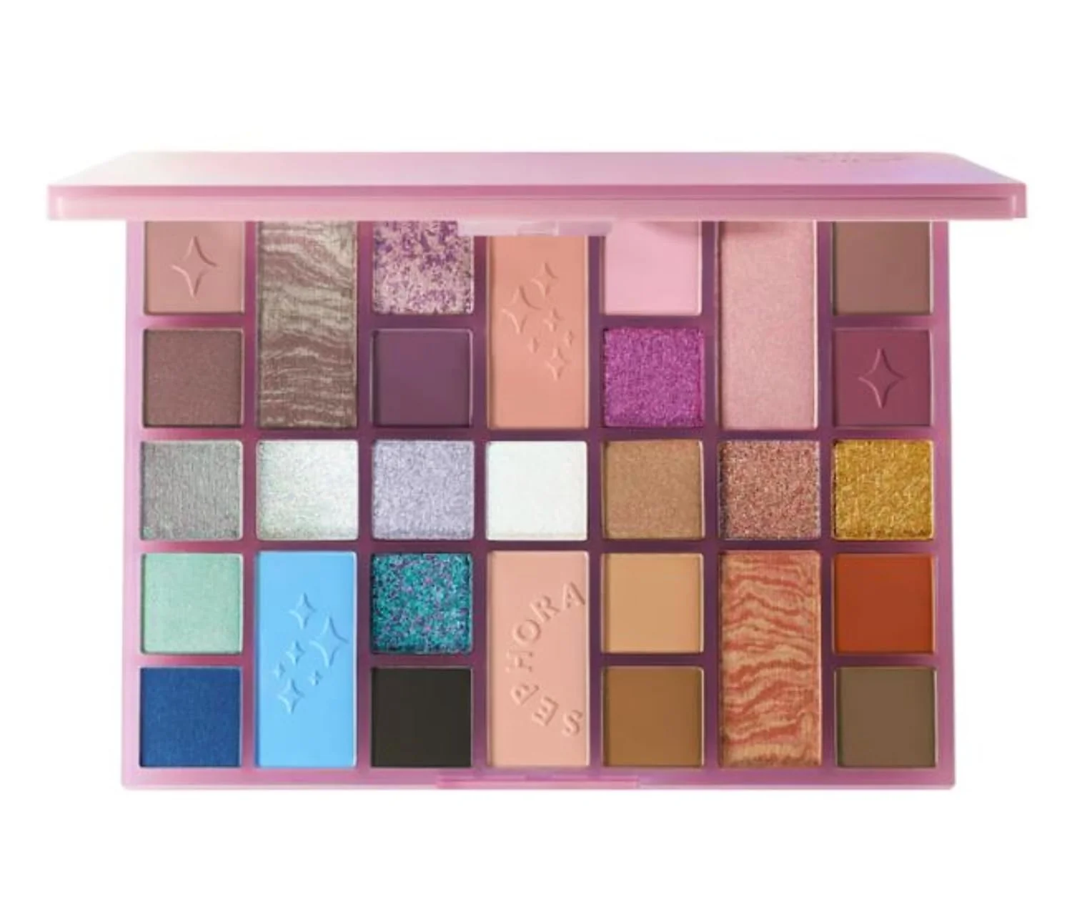 Practical SEPHORA Favorites Limited Edition Vibrant Lights The Palette - 29 Vibrant Eyeshadow Shades Recyclable