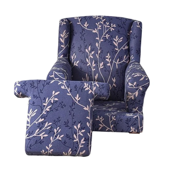 Responsible Maxbell Wingback Chair Cover Couch Furniture Protector for Bedroom Living Room Purple High-Quality