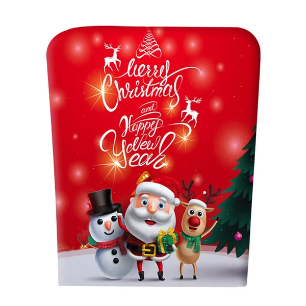Pure Maxbell Polyester Xmas Christmas Chair Cover Furniture Protective for Holiday Room Style A Durable
