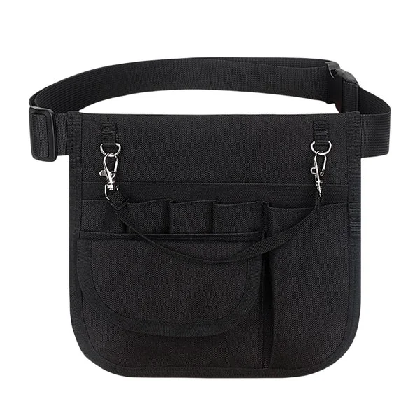 Outstanding Maxbell Nurse Fanny Pack Waist Pouch Organizer Multiple Pocket Tape Holder Storage Black Premium Material