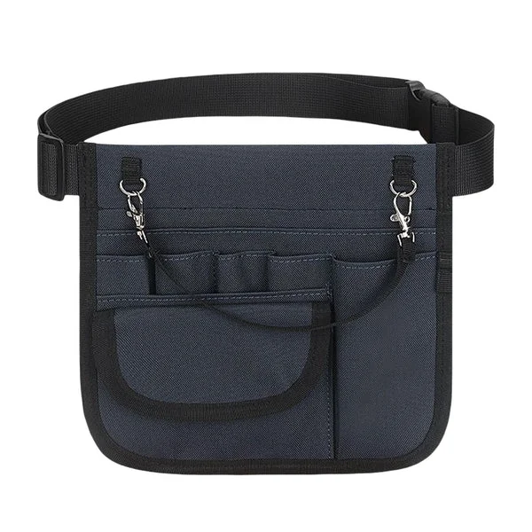 Innovative Maxbell Nurse Fanny Pack Waist Pouch Organizer Multiple Pocket Tape Holder Storage Dark Blue Fine Crafted
