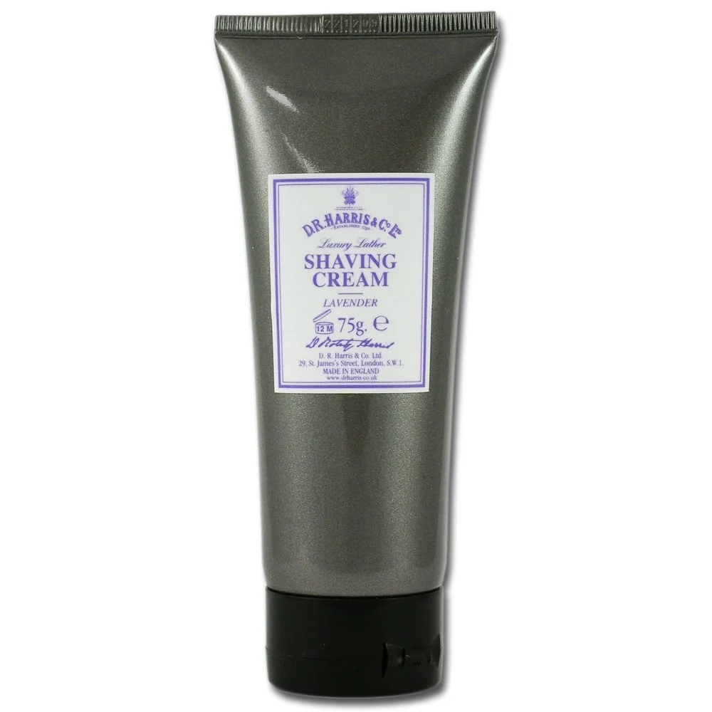 Authentic D.R. Harris Co. Ltd. Lavender Shave Cream Tube 75 Gram Prestigious