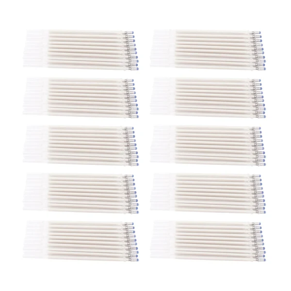 Recyclable Maxbell 100Pcs Heat Erasable Pen Refills Fabric Marking Pens Refills for Embroidery Beige Fast