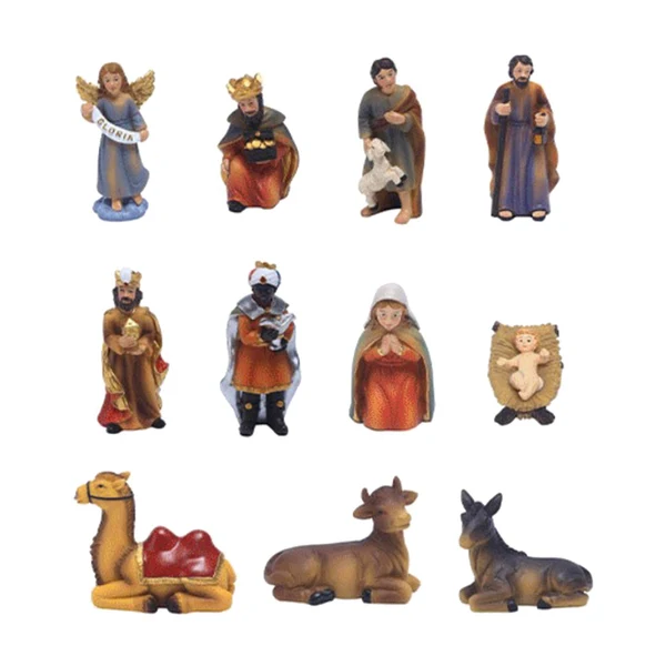 Versatile Maxbell 11x Birth Nativity Scene Tabletop Catholic Decoration Collection Recyclable