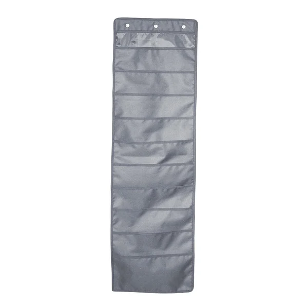 Relaxed Maxbell Wall Hanging Storage Bag Magazine Holder Heavy Duty for Office Closet Grey 10 Pockets Responsible