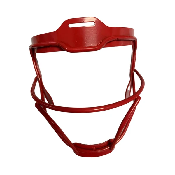 Breathable Maxbell Softball Batting Mask Face Guards Iron Wire Protective Shield Equipment Red High-Performance