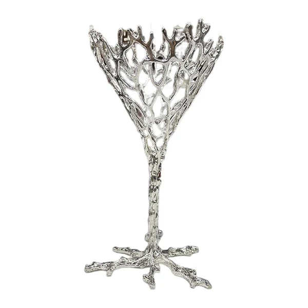 Unique Maxbell Crystal Ball Display Stand Sphere Rack Ornament for Table Photo Props Home Silver 15cm H Sophisticated