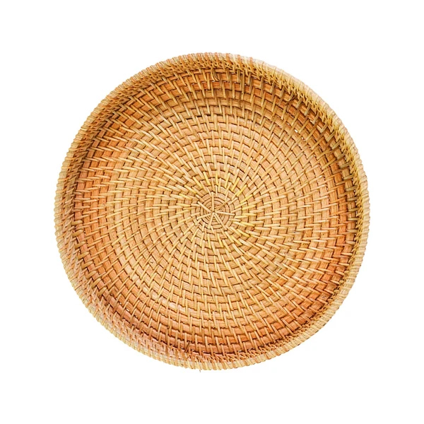 High-Grade Maxbell Round Rattan Serving Storage Platter Organizer for Breakfast Parties 28cmx3cm Effective
