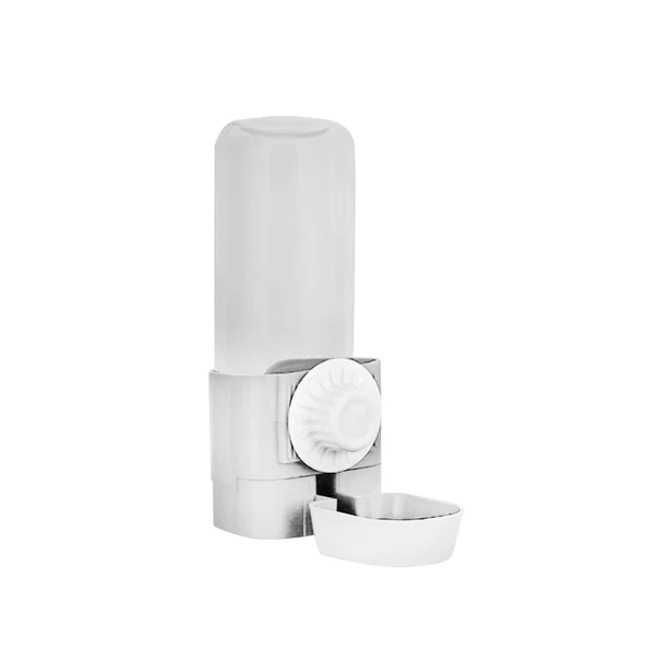 Expertly Made Maxbell Puppy Cat Hanging Bowl with Water Bottle Convenient Water Supply Device Grey Genuine