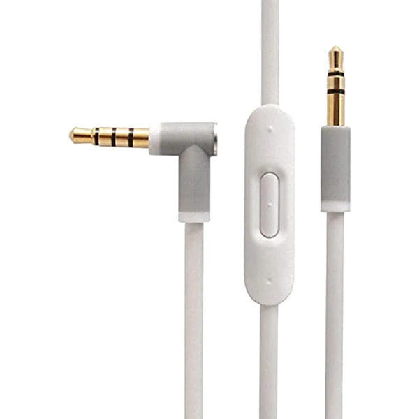 Practical Maxbell Headphone Cable 3.5mm AUX Audio Cable Cord for Solo White High-Grade