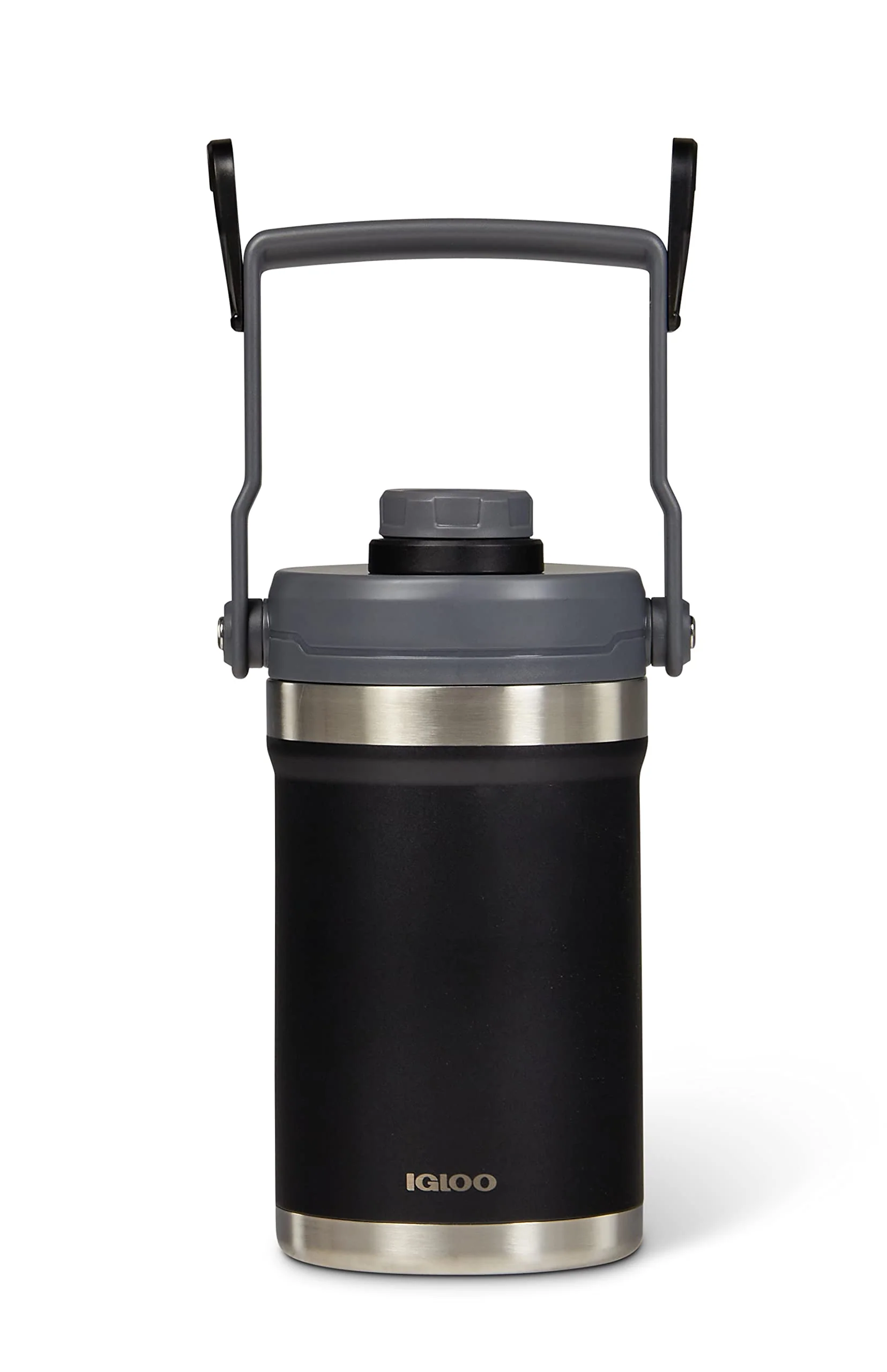 Innovative Igloo 1 2 GAL Black Stainless Steel Sport Jug Secure