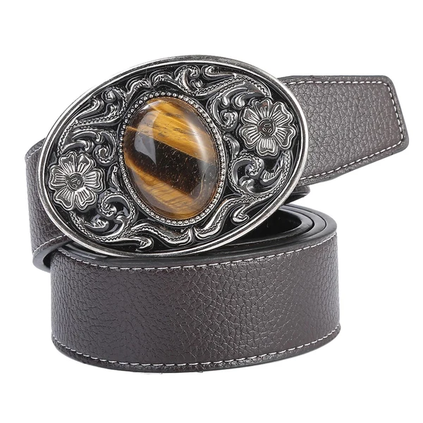 Expertly Made Maxbell Waist Belt for Men Casual 1.5 38mm Wide PU Leather Fashion 47 Long Coffee Powerful
