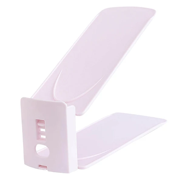 Solid Maxbell Shoes Display Stand Adjustable for Dormitory Living Room Men Leather Shoe Pink High-Grade