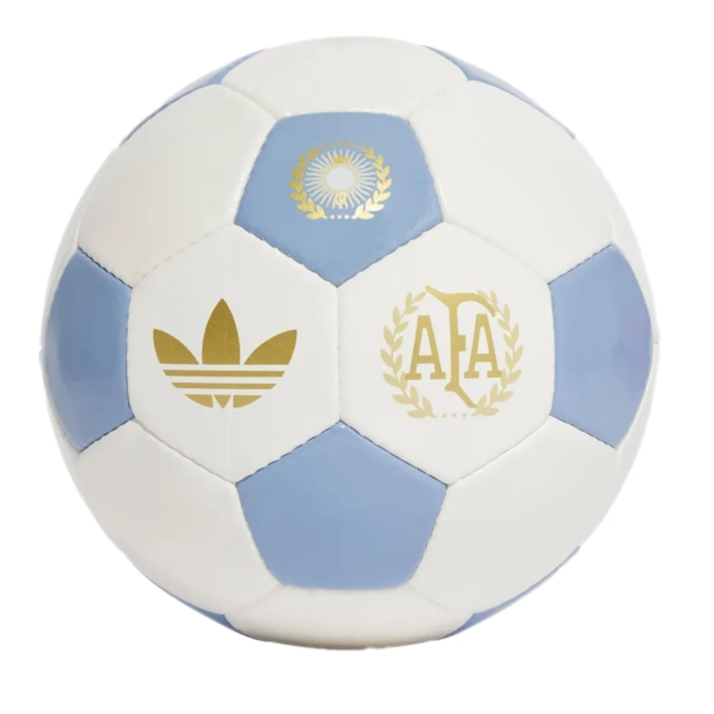 Trendy adidas Argentina 50 Years Soccer Ball - Commemorative Edition Size 5 Soccer Ball Hand-Stitched with Special Heritage-Inspired Badge Inflation… Exceptional