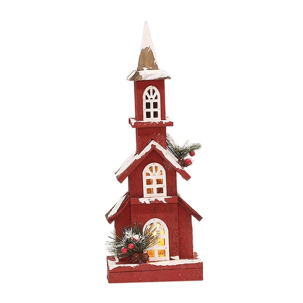 Selected Maxbell Village House Christmas LED Lights Buildings Winter Snow Scene Landscape StyleD 16x9x45cm World-Class