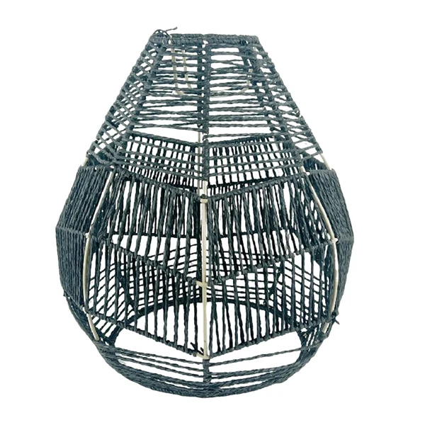 High-Performance Maxbell Pendant Light Shade Lantern Weave Woven Lampshade for Bedroom Kitchen Hotel Blue Carefully Designed