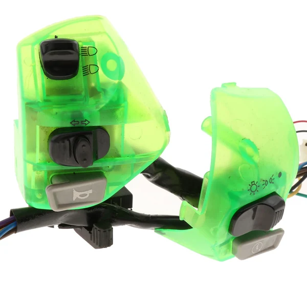 Prestigious Maxbell 2Pcs 22mm Motorcycle Handlebar Switches Replaces 12V for LC135 Green Exceptional